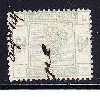 Great Britain 1884 QV 6d green VF/Used(o)