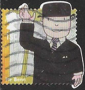 Great Britain 3252 Used - ‭Children's Television Characters - Mr. Benn