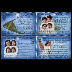 TUVALU 1995 - Scott# 709-12 Christmas Set of 4 NH