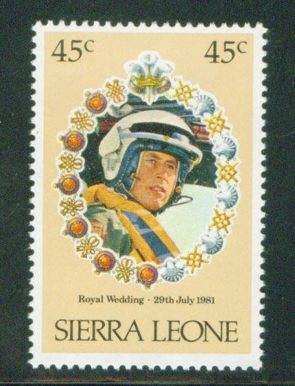 Sierra Leone Scott 511 MNH** 1981 Royal Wedding stamp