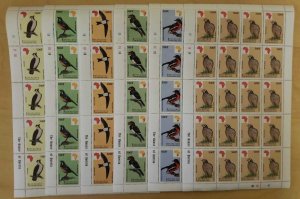 FULL SHEETS Central Africa 1999 - SC 1229-34 Birds of Africa SET OF 6 SHEETS MNH