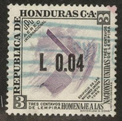 Honduras  Scott C458 Used airmail stamp