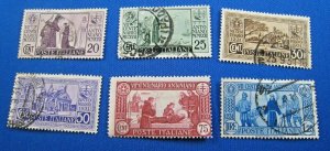 ITALY 1931  -  SCOTT # 258-263  -  USED   (Xi21)