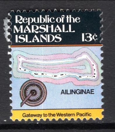 Marshall Islands 39 Map MNH VF