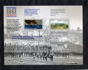 4522-4523 Civil War 1861, MNH sheet/12