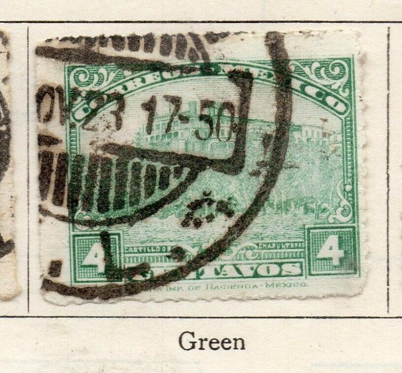 Mexico 1923 Early Issue Fine Used 4c. 309829