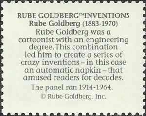 # 3000f MINT NEVER HINGED ( MNH ) RUBE GOLDBERG''S INVENTIONS'