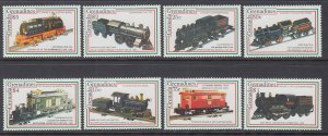 Grenada Grenadines 1450-1457 Trains MNH VF