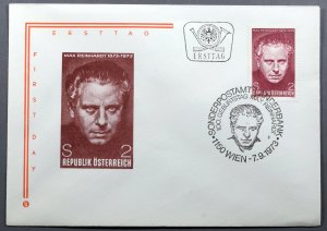 Austria #953 First Day Cover Max Reinhardt Theatrical Director