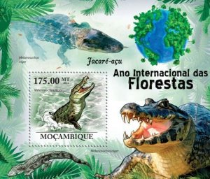 Mozambique 2011 MNH - Crocodiles (Fauna). YT 361, Mi 4314 / Bl.410, Sc 2203. MNH