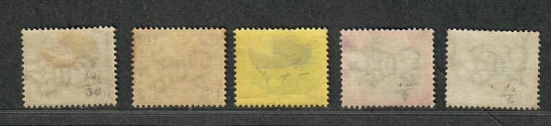 Malaya Sc#196-23a M/H/F-VF, Partial Set, Cv. $148