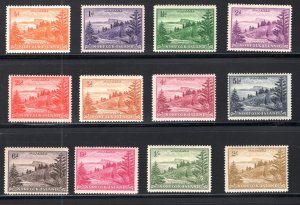 Norfolk Island #1-12 F/VF  Unused, CV $16.25   ....    4440001/116/117