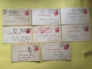 United States Washington Surcharge 1920 used postal cards postcards Ref 66762