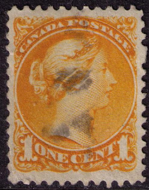 Canada  # 35i Used VF Light cancel Cat $ 3