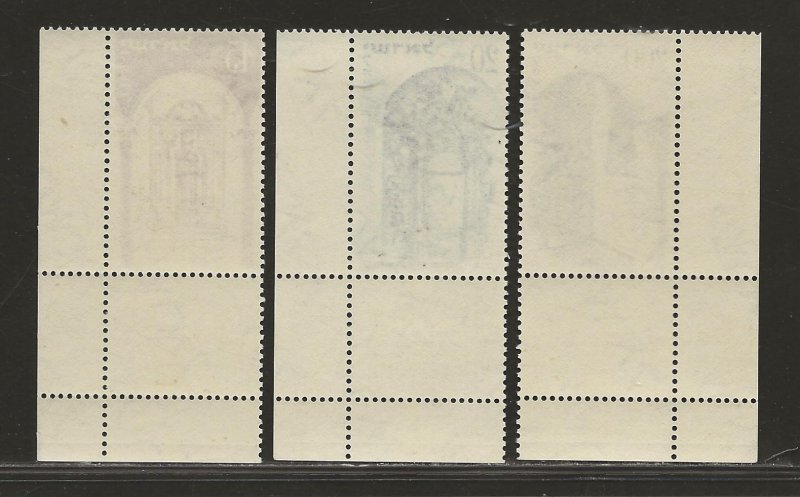 ISRAEL SC# 75-77 W/TABS   FVF/MNH