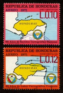 Honduras #C525-C526 used