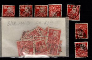 Germany DDR #10N39 Lot of 50+ Stamps Great Cancels! CV $70.00+ Best offer