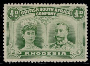 RHODESIA GV SG119, ½d yellow-green, M MINT. Cat £20.