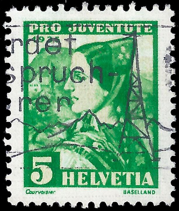 Switzerland 1935 Sc B73-76 uvf Pro Juventute