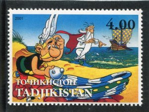 Tajikistan 2001 ASTERIX French Comics Book 1 value Perforated Mint (NH)