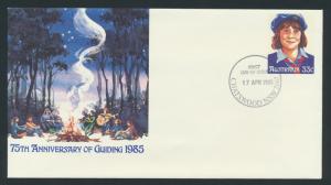 Australia PrePaid Envelope 1985  - 75th Anniversary  of Guiding