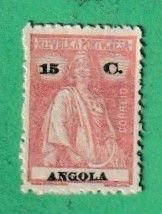 ANGOLA scott#158r 1924 15c CERES - MH