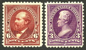 U.S. #268 & 271 MINT OG NH