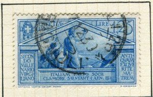 ITALY; 1930 early Virgil Anniversary issue fine used 1.25L. value