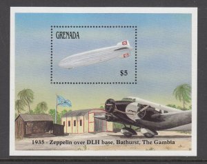 Grenada 1636 Zeppelin Souvenir Sheet MNH VF