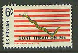 #1354 Colonial Flag Mint Single NH