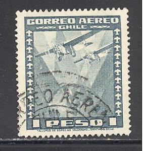 Chile Sc # C39 used (DT)