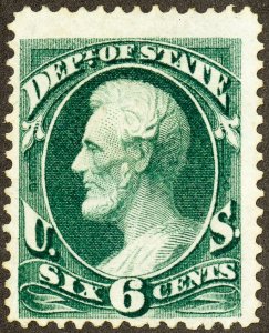 US Stamps # O60 MLH F-VF Officials Scott Value $250.00