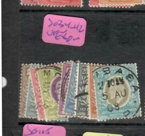 EAST AFRICA & UGANDA (P01006B)  KE  1C-75C  SG 34-42    VFU