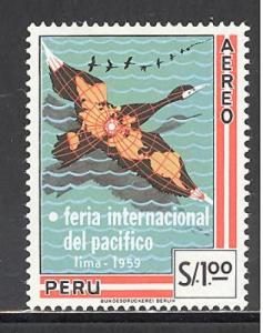 Peru C165 mint hinged SCV $ 1.75