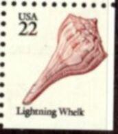 US Stamp #2121 MNH - Lightning Whelk Booklet Single