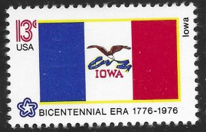 US #1661 13c American Bicentennial - Iowa ~ MHR