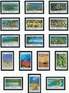 Vanuatu 595-610 MNH Island Scenes (fe8729)