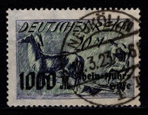 Germany 1923 Relief for Rhine & Ruhr Occupation, 20 + 1000m [Used]