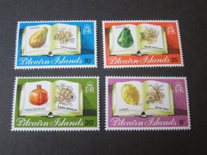 Papua New Guinea 1982 Sc 209-12 fruit set MNH