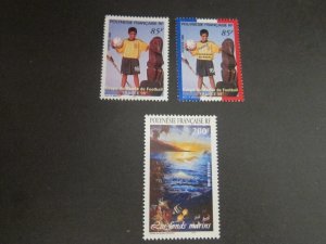 French Polynesia 1998 Sc 736,41,42 3 sets MNH