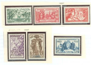 St. Pierre & Miquelon #165-170 Mint (NH) Single (Complete Set)