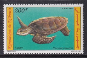 Djibouti 705 Turtle MNH VF