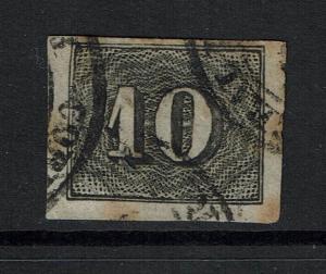 Brazil SC# 21, Used, Center Hole, Toned - Lot 071117