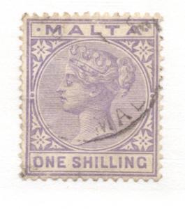 Malta Sc 12 1885 1/ Victoria stamp used