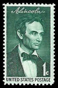 PCBstamps   US #1113 1c Beardless Lincoln, MNH, (14)