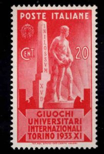 ITALY Scott 307 MH* 1933 Turin Games stamp