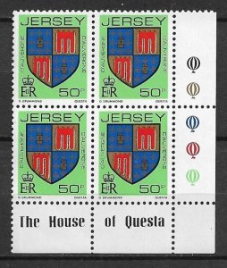 1982 Jersey Sc266 Arms D'auvergne MNH PB4