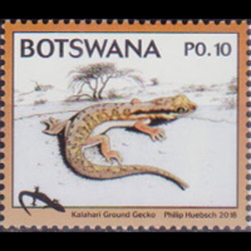 BOTSWANA 2018 - Scott# 1059 Land Lizard 10p NH