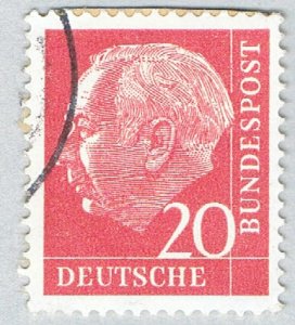 Germany 710 Used President Heuss 1 1954 (BP58522)