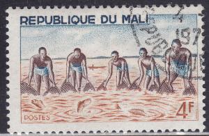 Mali 89 CTO 1966 Large Net Group Fishing